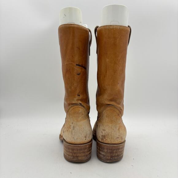 Vintage Texas Brand Campus Boots Men\'s 9.5D M 63 Western Workwear main image 14